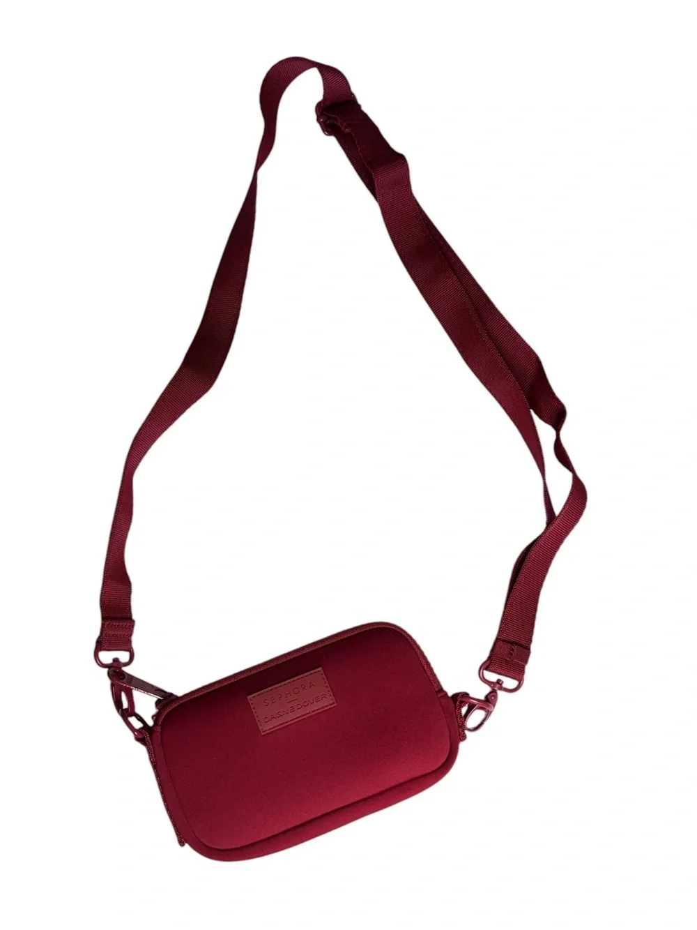 Dagne Dover x Sephora Mara Phone Sling Bag in Spice Red